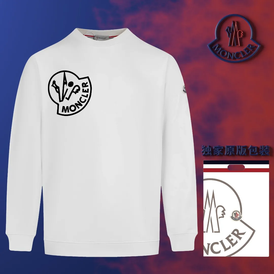【 Quality】 【🎉 🎊】 【 MONCLER】【In Stock 】 🏅2024 New Arrival Premium 3D LOGO ， ， Premium ⚠️ ： 460 ， 21S 10S 26/2 1*1 ！ ， ， ， ， ， ！ Same Style ✔ Same Style： ❗ ✔【 Same Style， In Stock！】 ➡Size：S M L XL XXL ➡ ：Black White ⚠️Size Size